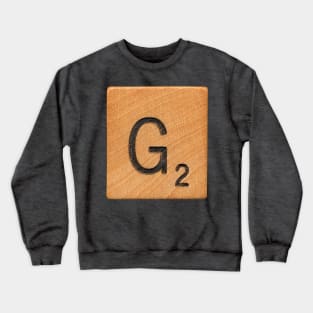 Scrabble Letter 'G' Crewneck Sweatshirt